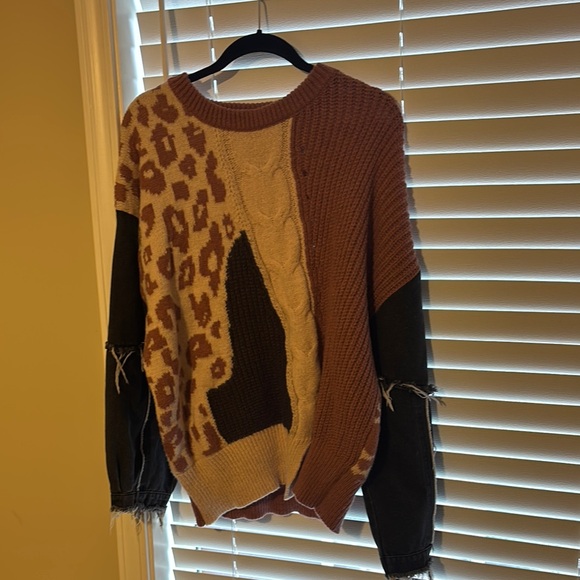 Multicolor Patchwork Sweater - Picture 1 of 1